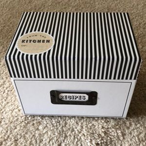 Recipe box
